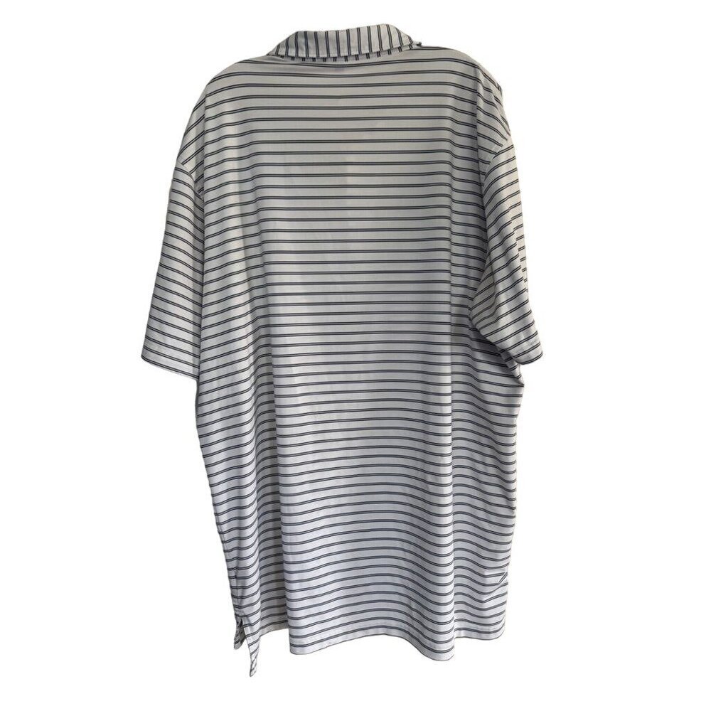 Peter Millar Summer Comfort Short Sleeved Striped Polo Shirt Men's Size XXL - Picture 2 of 6